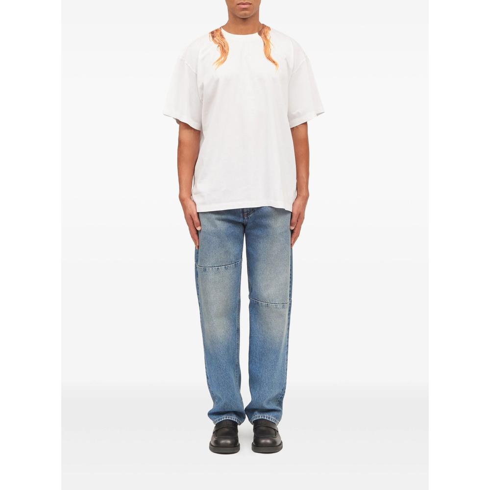 Maison Margiela White Short Sleeve Cotton T-Shirt Men