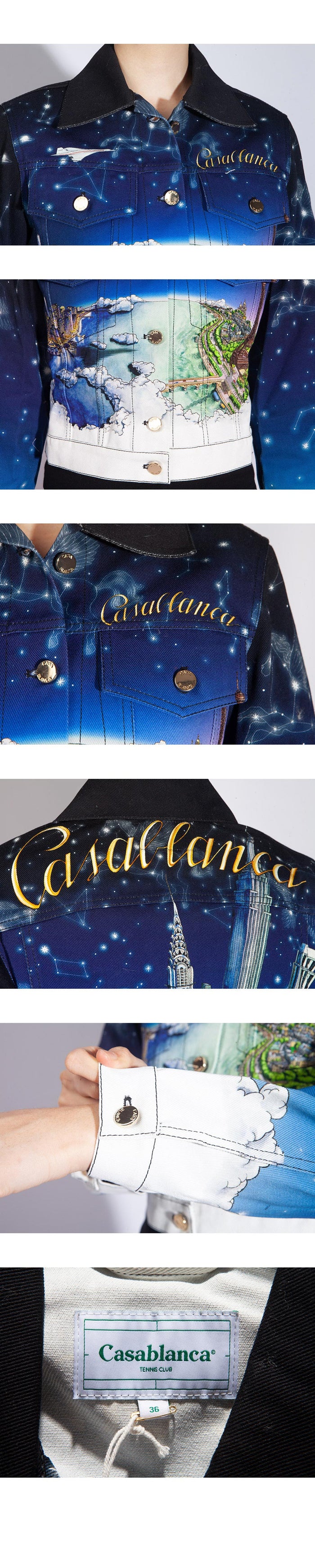 Casablanca Women's Classic Denim Jacket JK 025 04
