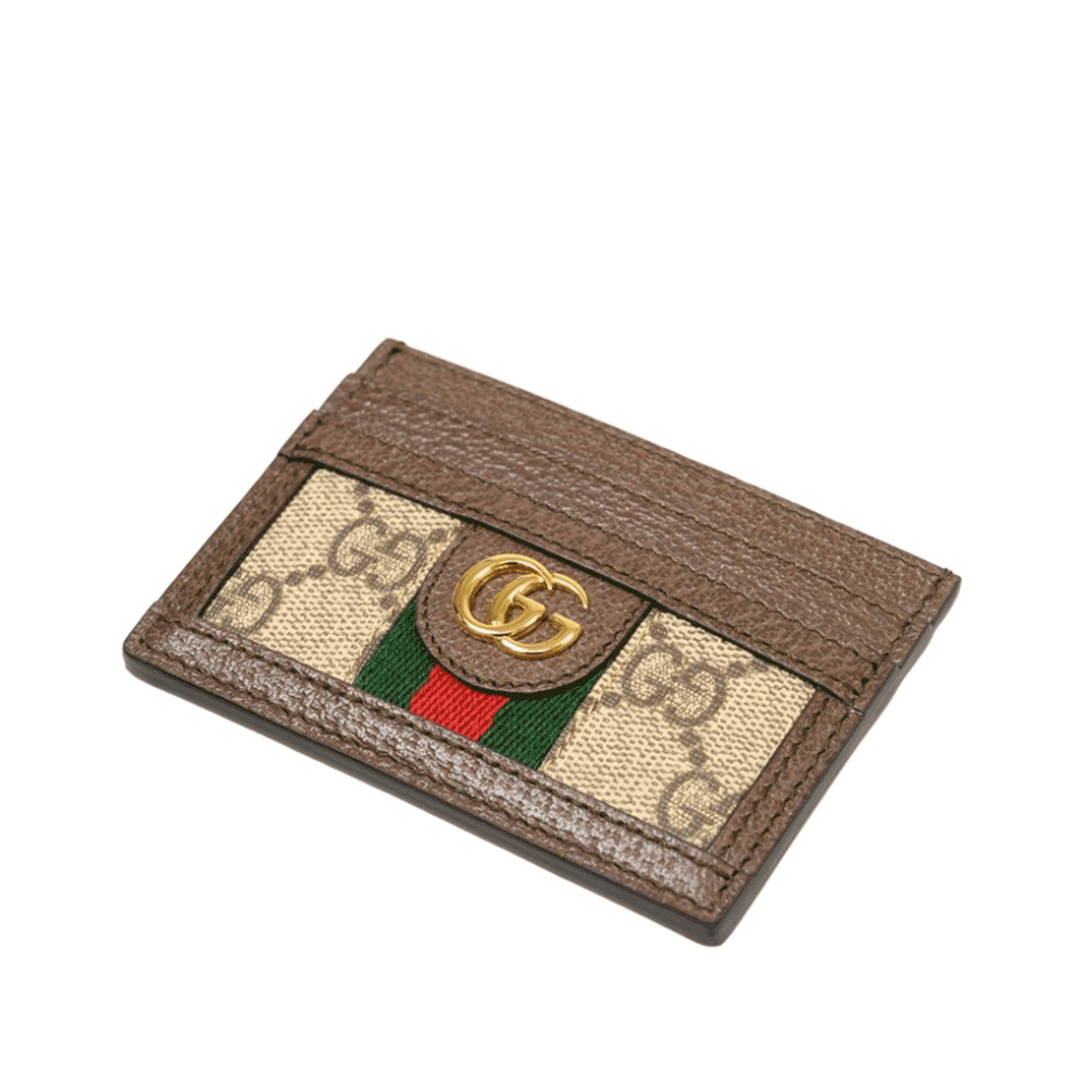 GUCCI Ophidia GG Canvas Card Holder Wallet for Women 523159