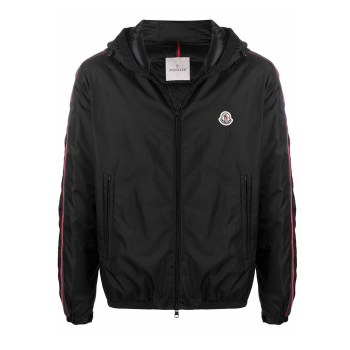 Moncler NECKER Logo Line Puffer Jacket Black 1A000 05 68352 999