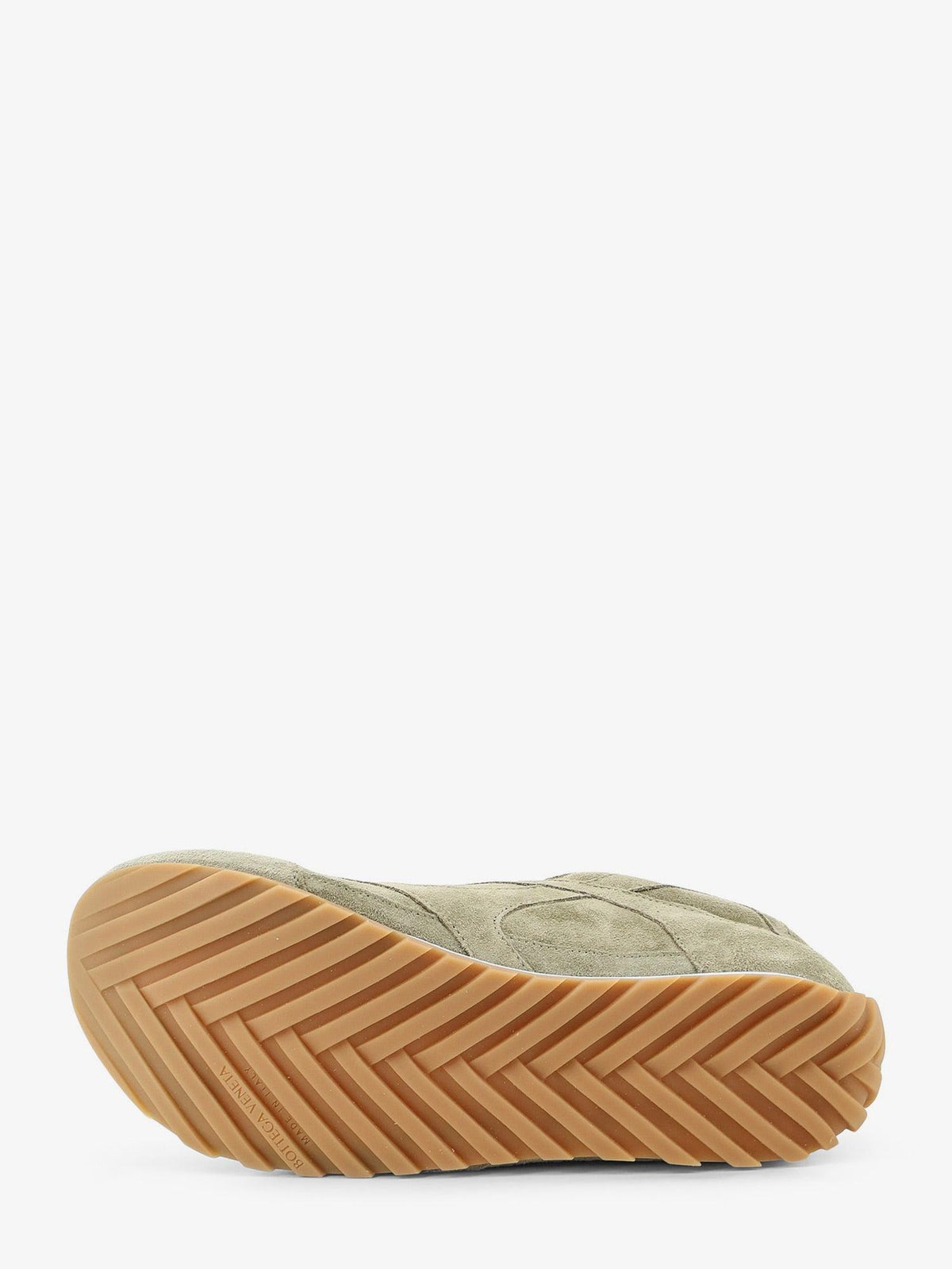 Bottega Veneta White Leather Low-Top Sneakers