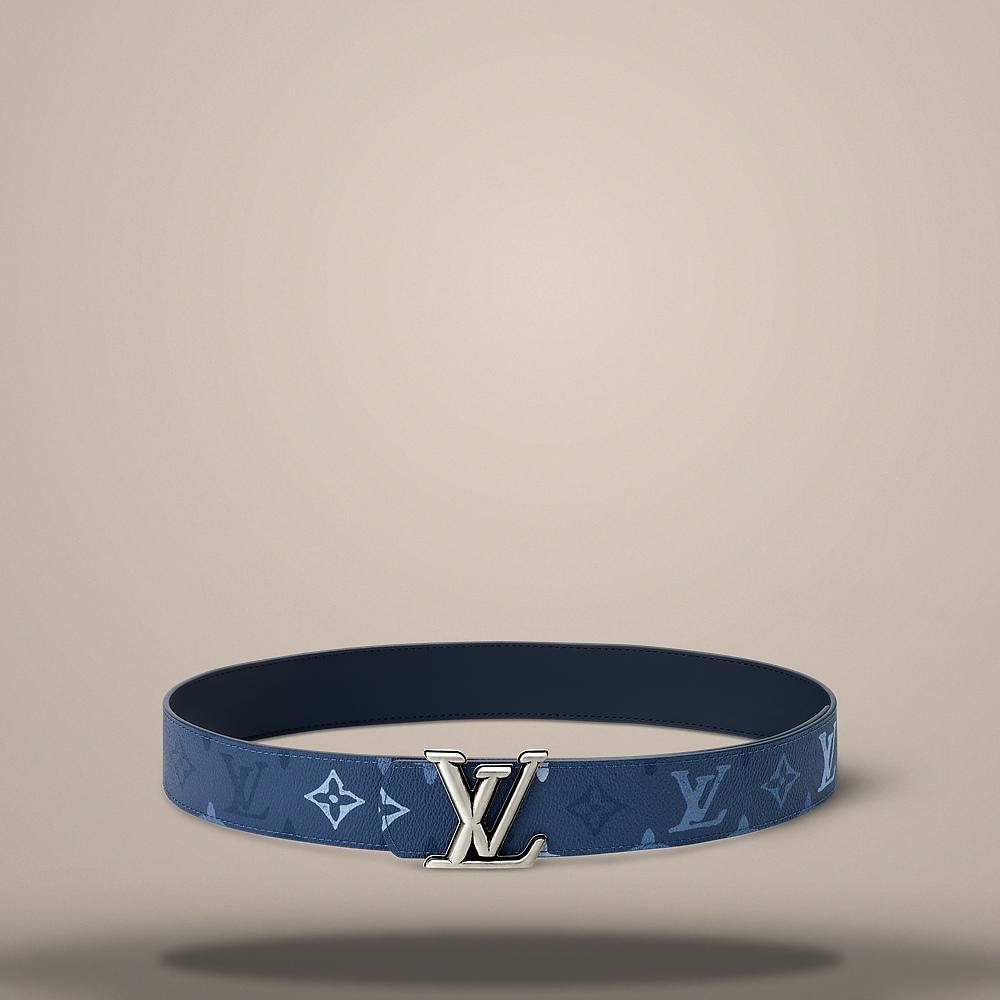 Louis Vuitton LV Dimension Monogram Surplus 40mm Reversible Belt Blue M4558