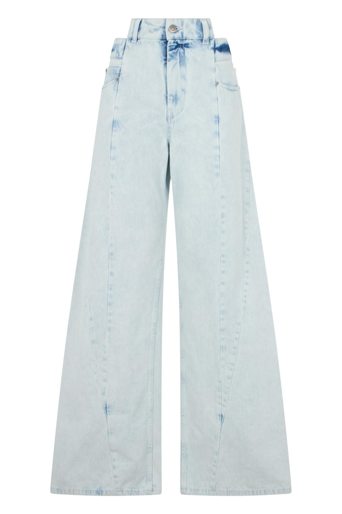 Maison Margiela Gray Distressed Denim Jeans Women’s Pants