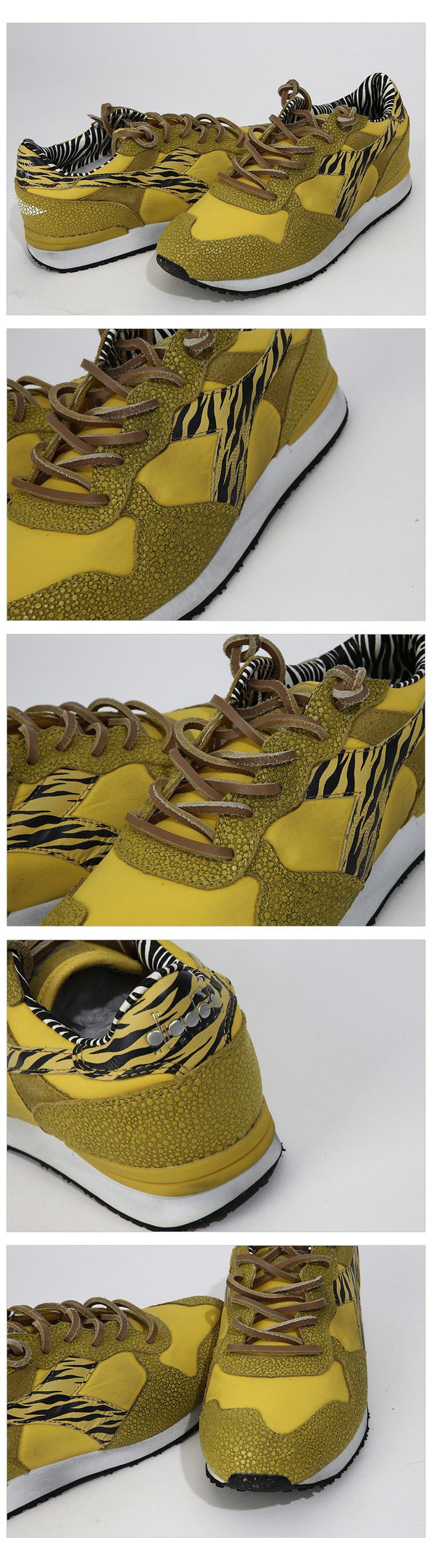 Diadora Editor Collaboration Trident Zebra Low-Top Sneakers 159986 01 35017