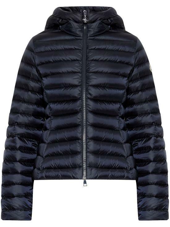 Moncler Ige Hooded Short Down Jacket Navy