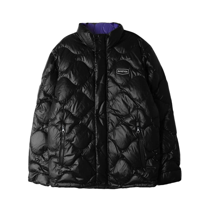 Duvetica LIVIO Logo Quilted Puffer Jacket Black