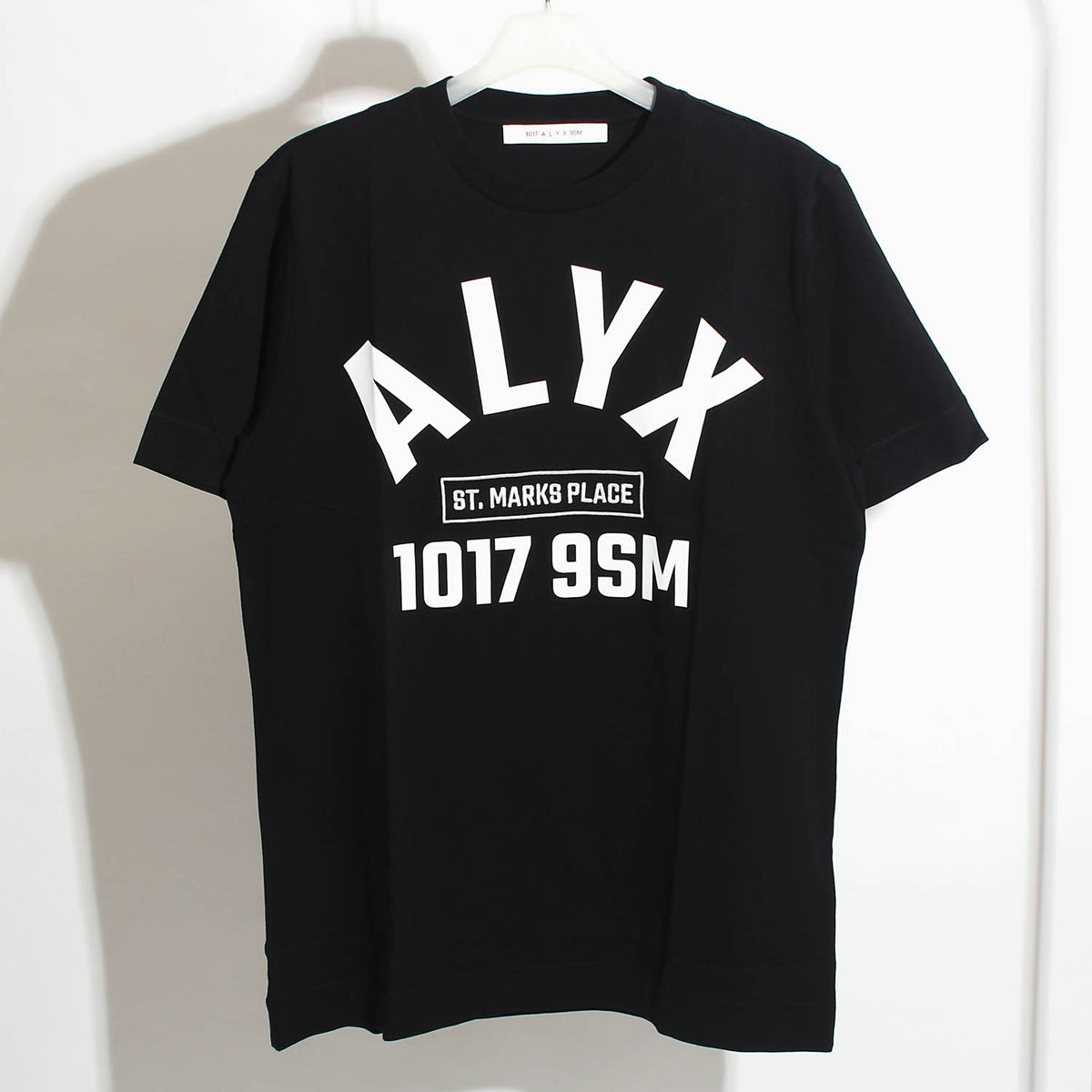 ALYX Men's Logo Print Black Short-Sleeve T-Shirt AAUTS0393FA01 001