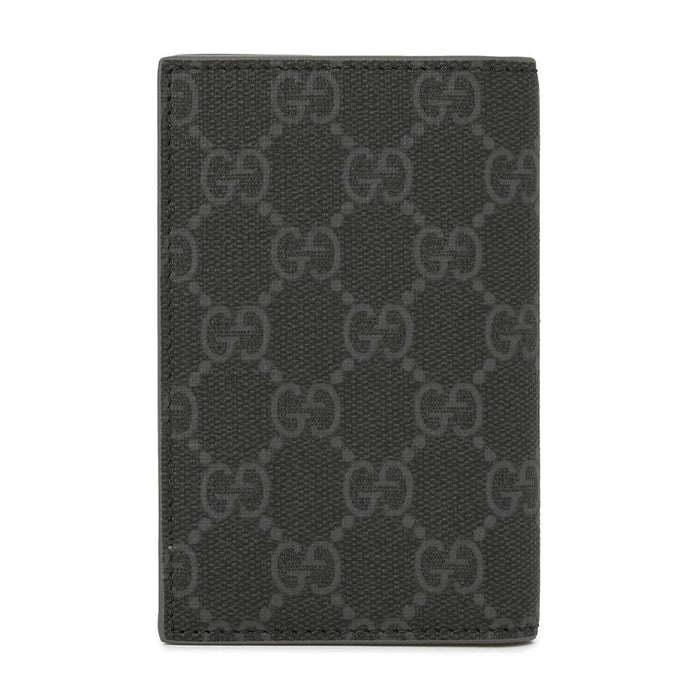 GUCCI GG Black Leather Card Holder