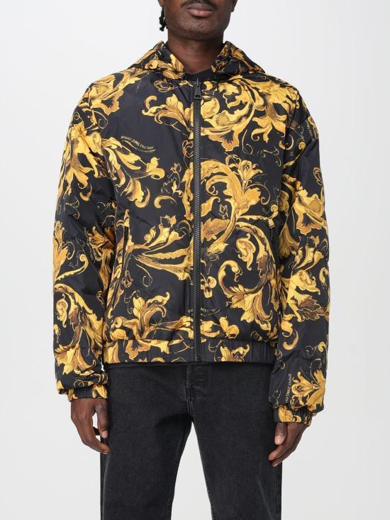 Versace Porcelain Baroque Reversible Puffer Down Jacket 79GAUD16 CQSD3 G89