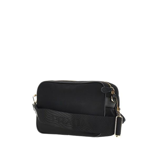 PRADA Leather Crossbody Bag Black