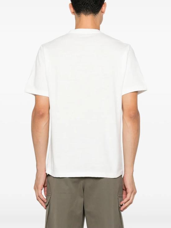 Beams White Short Sleeve T-Shirt