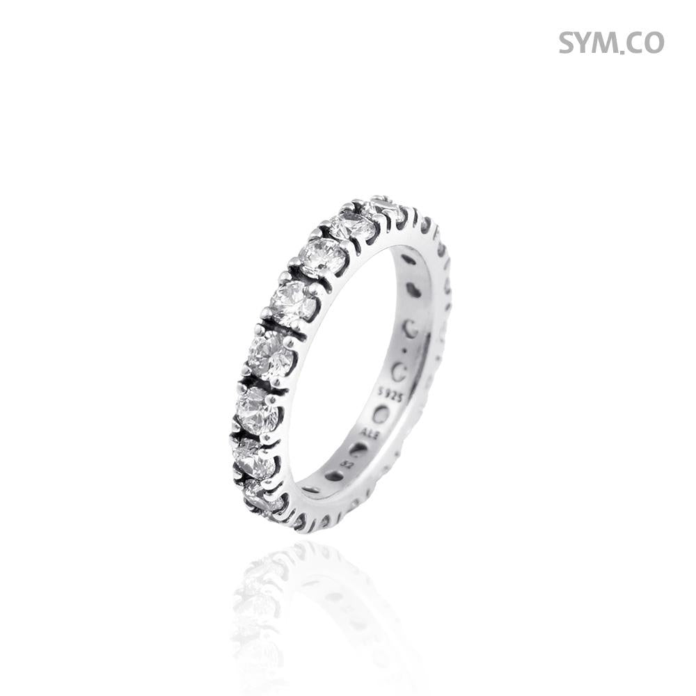 PANDORA Sparkling Row Eternity Silver Women’s Ring