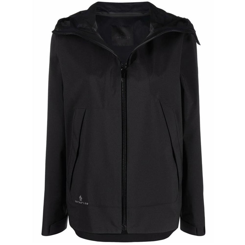 Moncler VILLERS Hooded Windbreaker Jacket Black