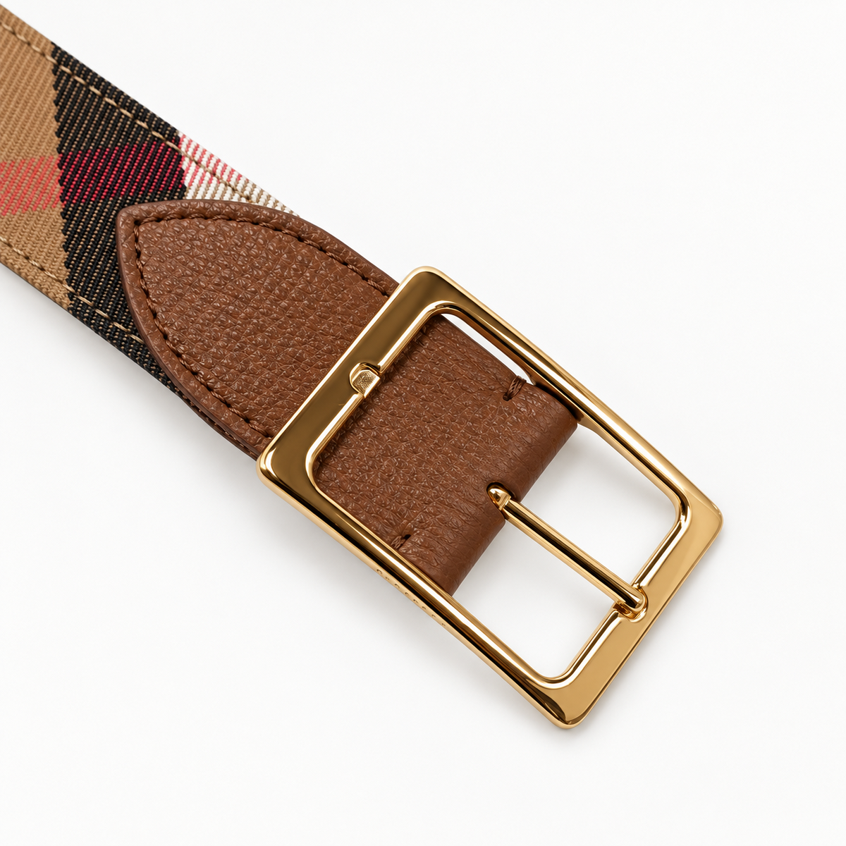 BURBERRY Reversible Brown Leather Women’s Belt 81149751