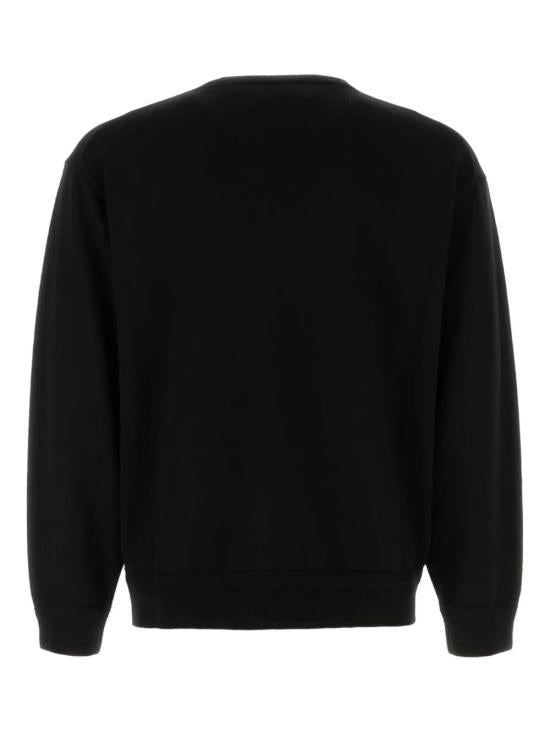 KENZO Black Round Neck Knit Sweater for Men FF65PU7593LB99J