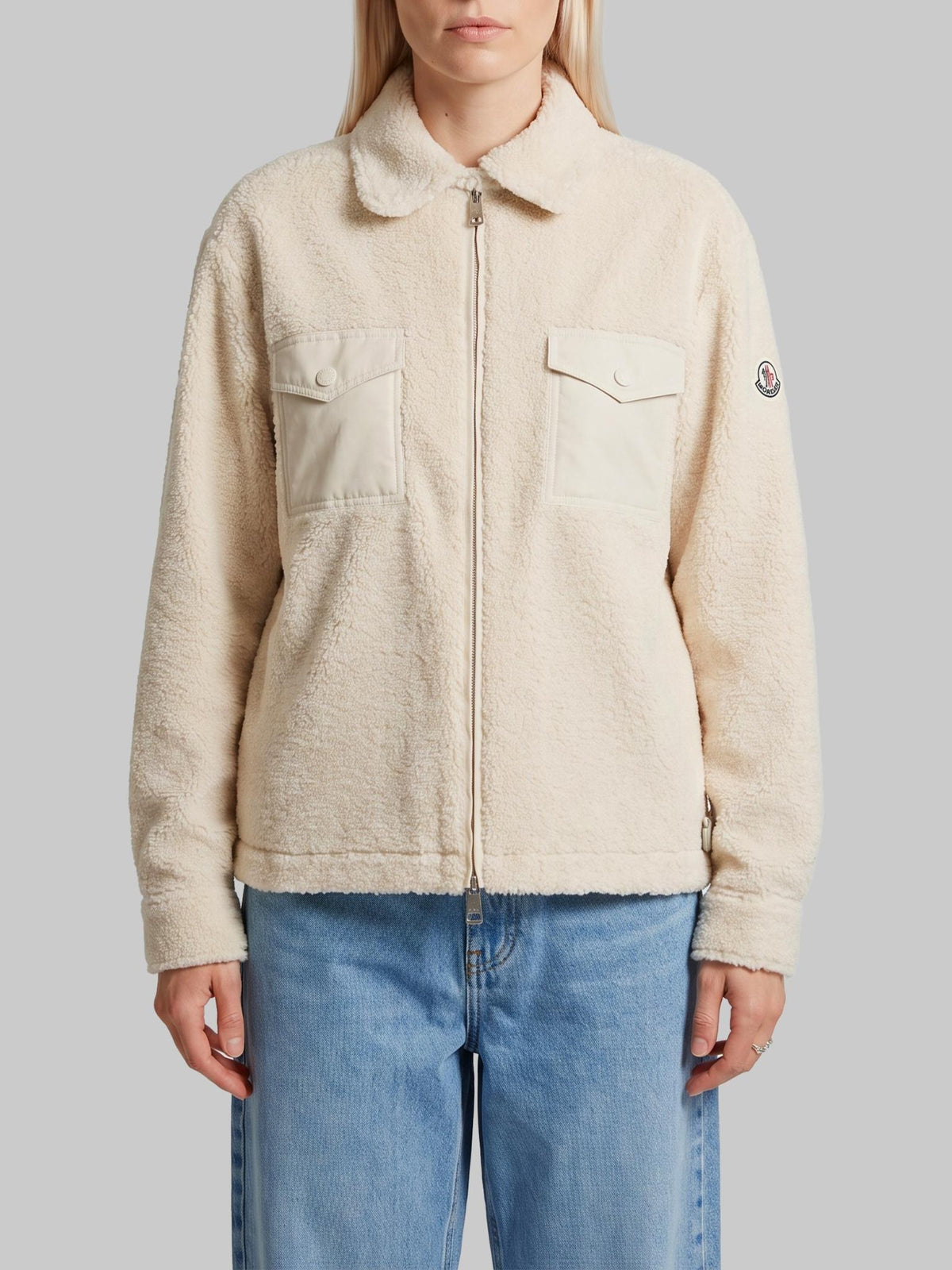 Moncler Black Nylon Casual Jacket for Women