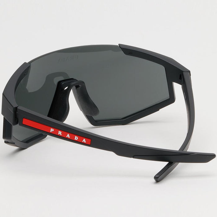 PRADA Black Sport Shield Sunglasses Unisex Golf Cycling