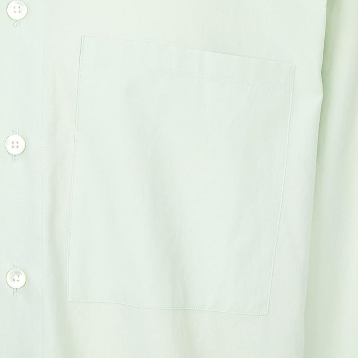 AURALEE Men’s Long Sleeve Shirt A25AS02TN LIGHT KHAKI