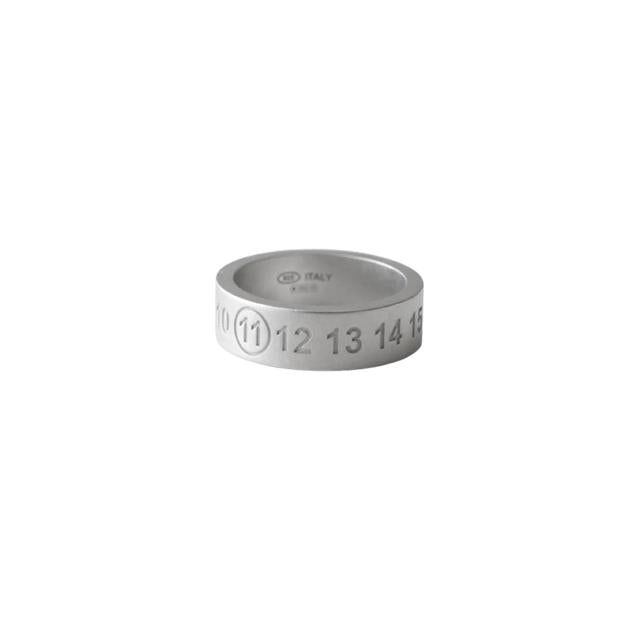 Maison Margiela Silver Numerical Number Ring Unisex SM1UQ120 P8863 101
