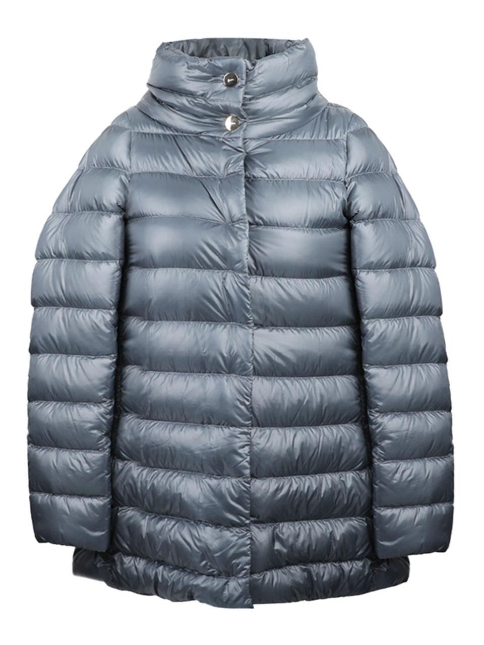 Herno Amelia High Neck Long Down Puffer Coat Black PI0505 DIC 12017Z 9002