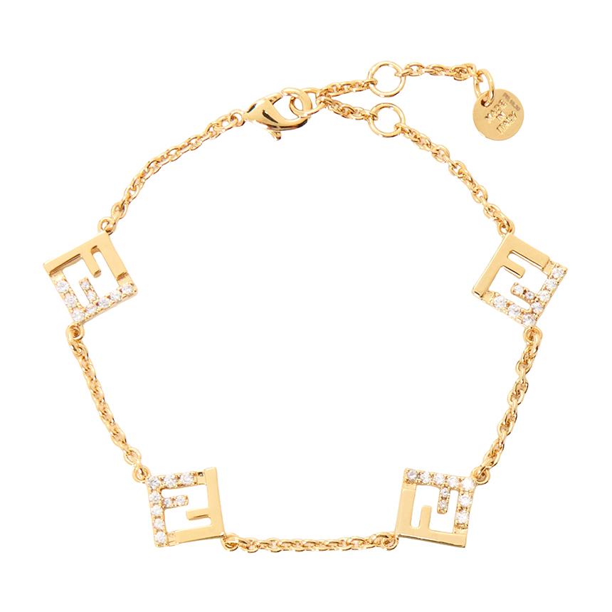 FENDI Forever Chain Bracelet for Women Gold-Tone