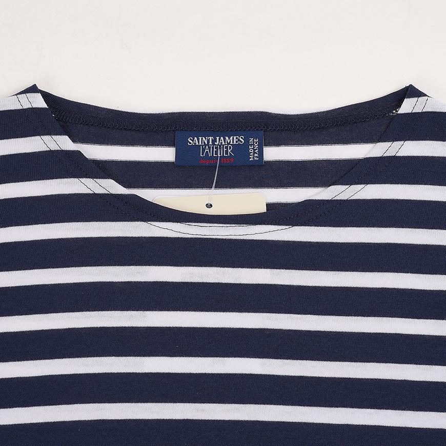Saint James Etrille II Marine Neige Stripe Women’s T-Shirt