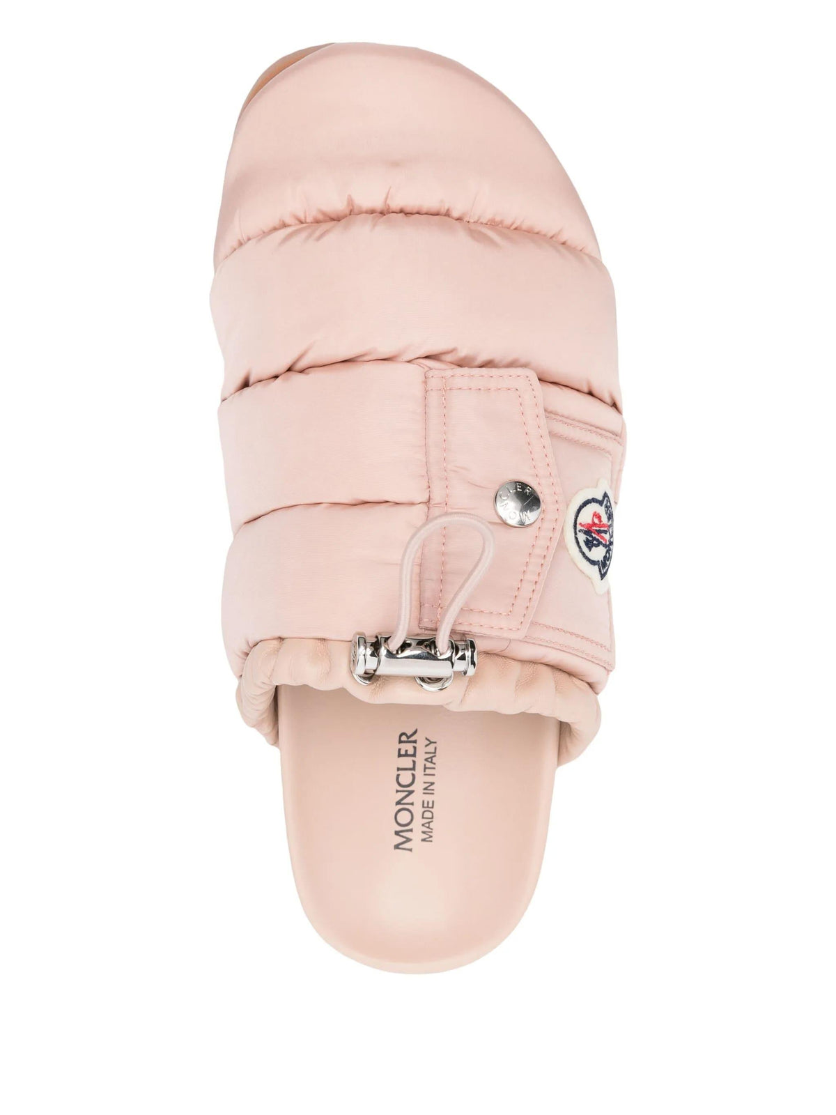 Moncler Logo Slide Sandals Women’s Black Rubber Slippers
