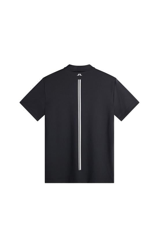 J LINDEBERG Short Sleeve Polo Shirt for Men RMJT150179999 BLACK DOM