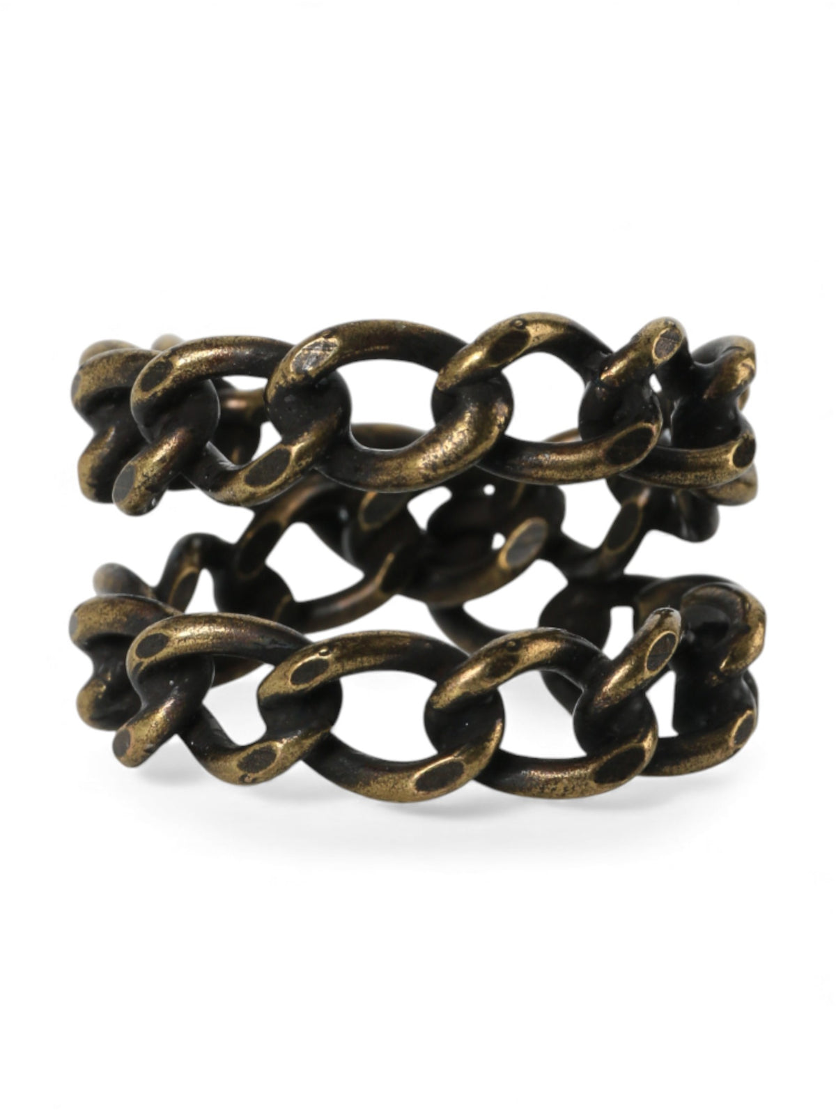 Dries Van Noten Double Chain Ring Unisex Jewelry 242018239061913