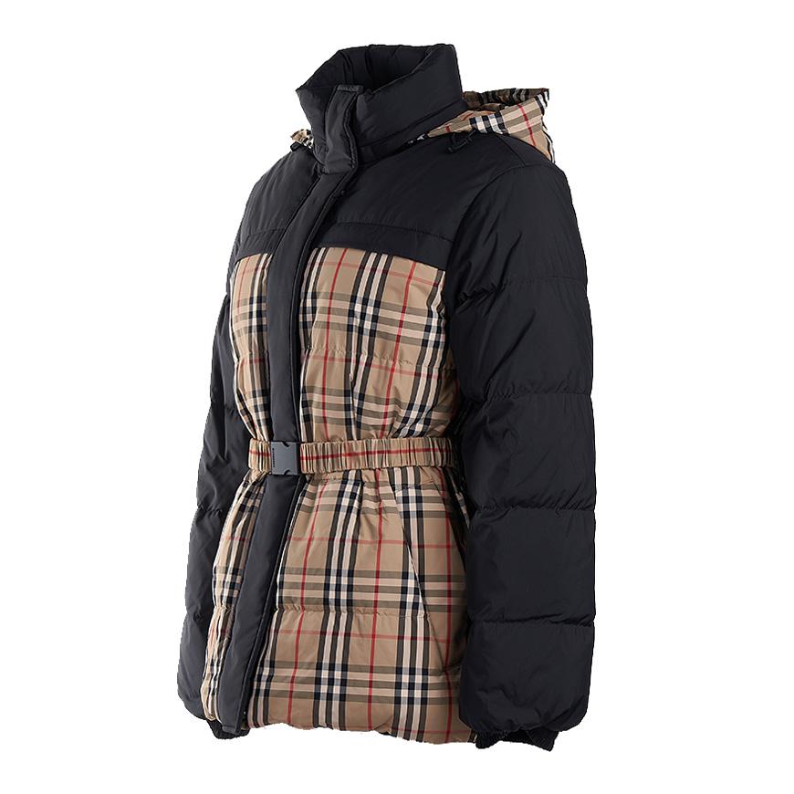 BURBERRY Reversible Check Puffer Jacket for Women 8079476 W OAKMENRE REV A7028 2