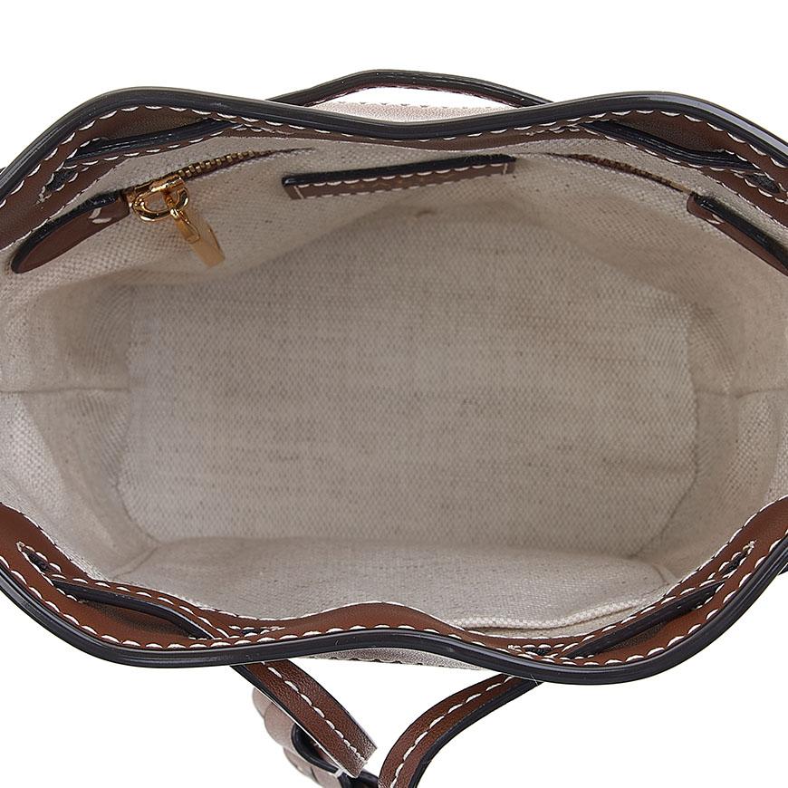 BALLY Cleo Canvas Bucket Shoulder Bag for Women CLEOH XS ST I1350