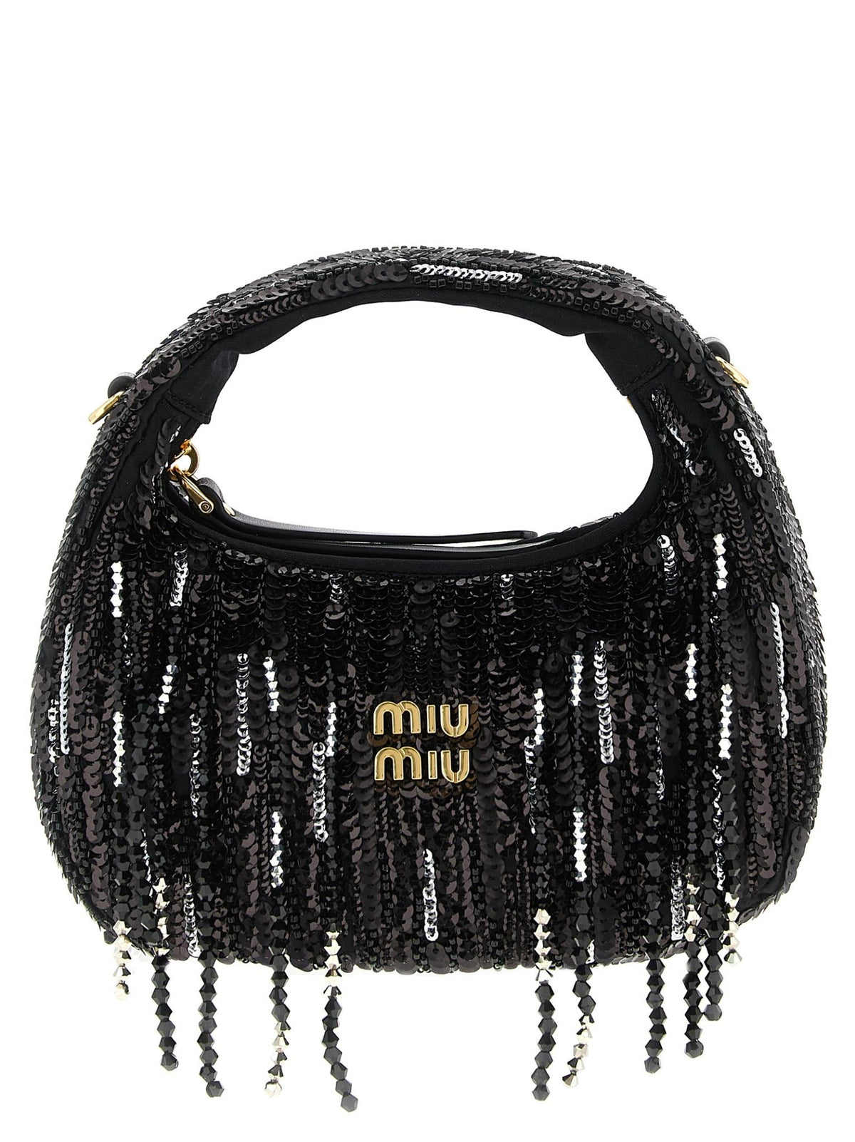Miu Miu Leather Tote Bag Black