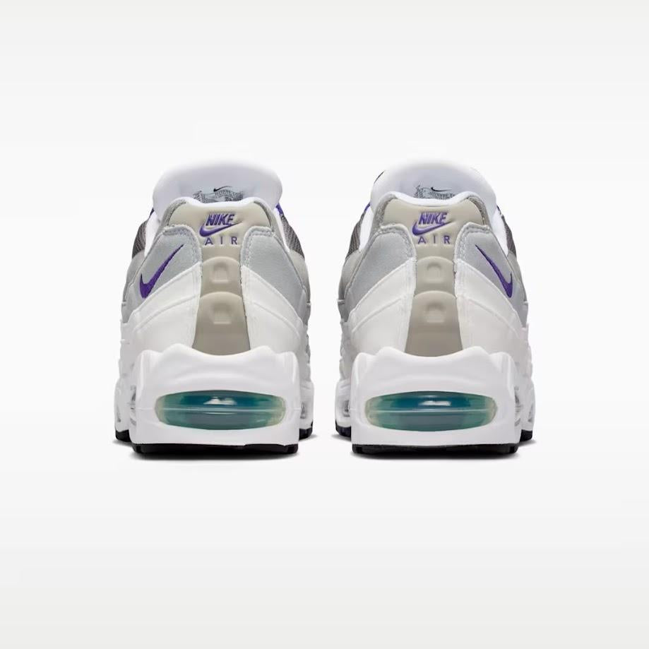 Nike Air Max 95 OG White Purple Mesh Low-Top Sneakers HJ5996 100