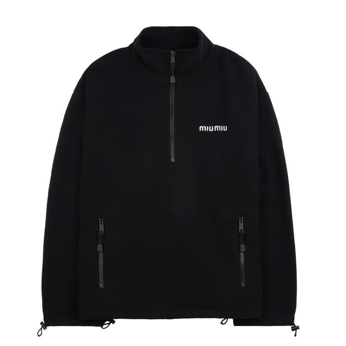 Miu Miu Black Fleece Sweatshirt