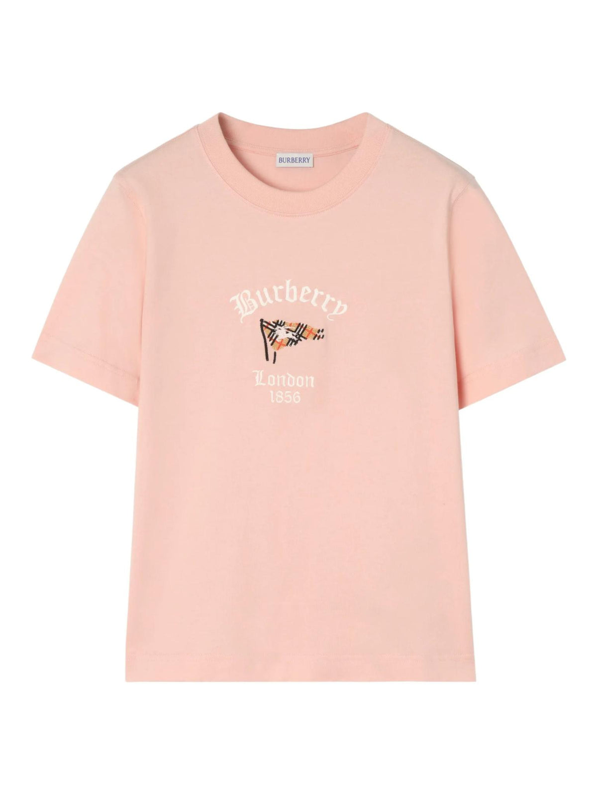 BURBERRY Short Sleeve Cotton T-Shirt Women’s White