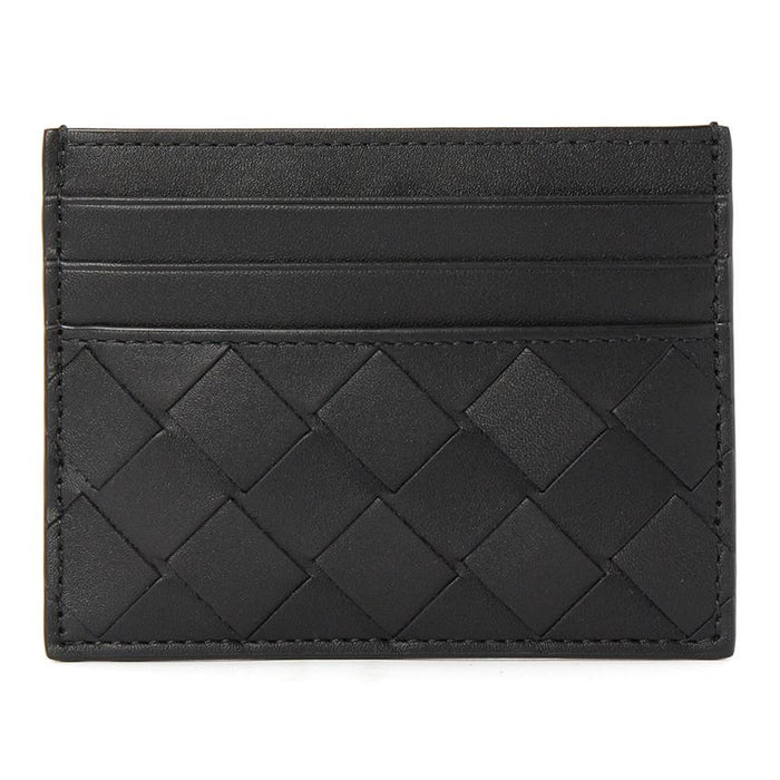 Bottega Veneta Intrecciato Woven Leather Men's Card Holder