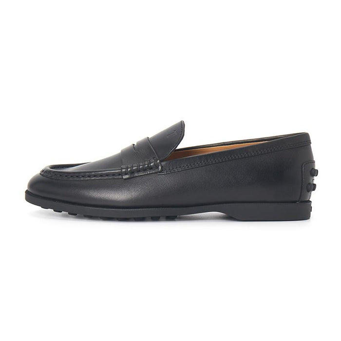 Tods Women’s Black Leather Loafers
