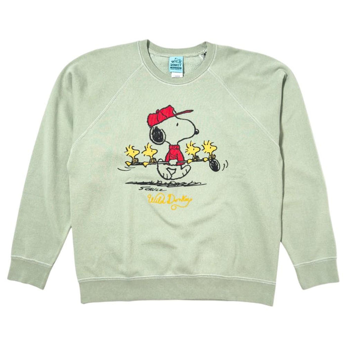 Wild Donkey Woods Raglan Crewneck Sweatshirt Unisex