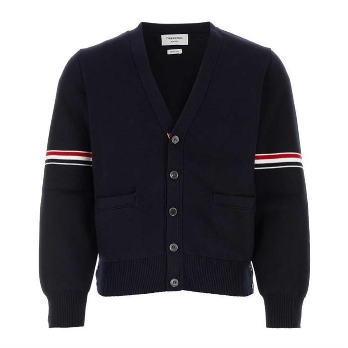 THOM BROWNE Arm Band Milano Stitch Knit Cardigan MKC310A Y3007 415