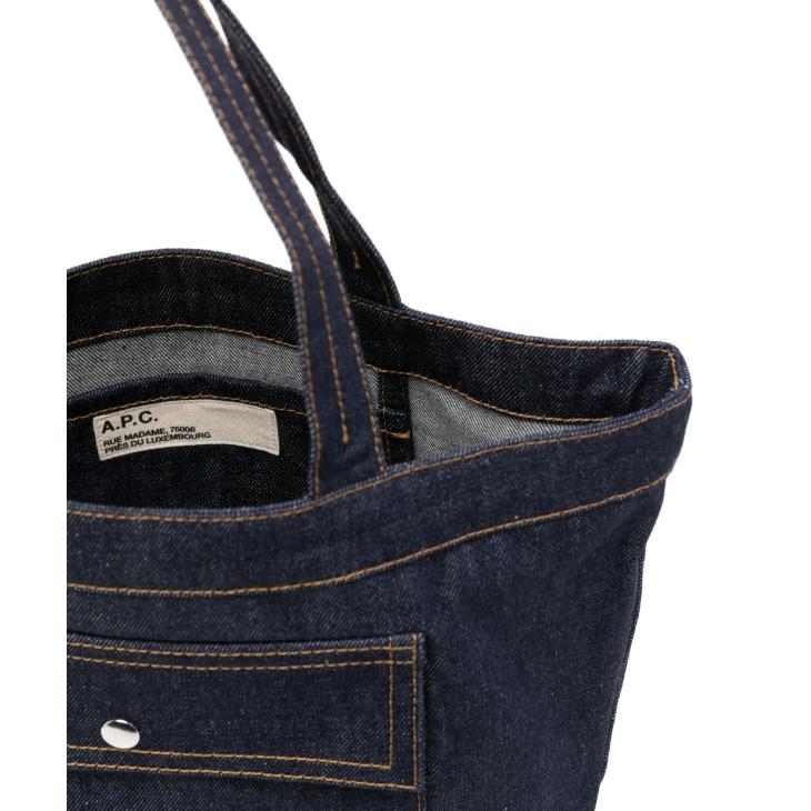 A.P.C. Jade Denim Tote Bag Eco Shopper