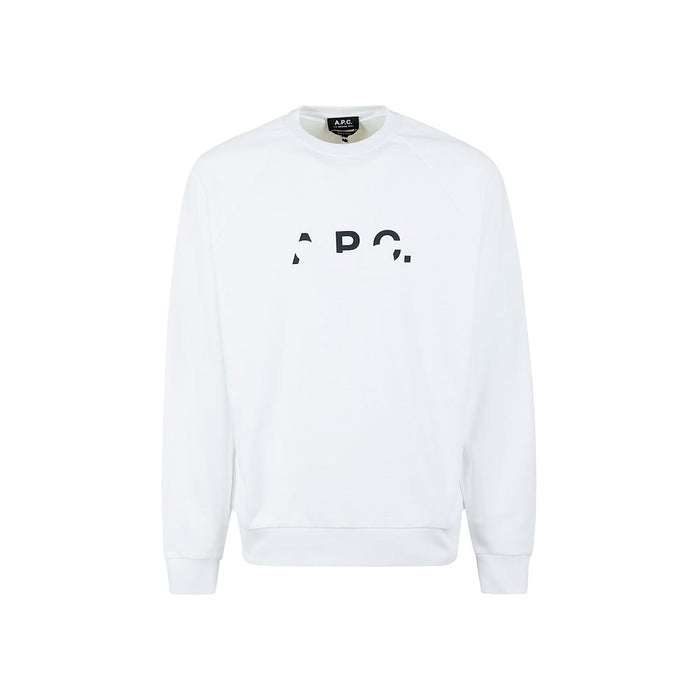 A.P.C. Shibuya Logo Crewneck Sweatshirt White