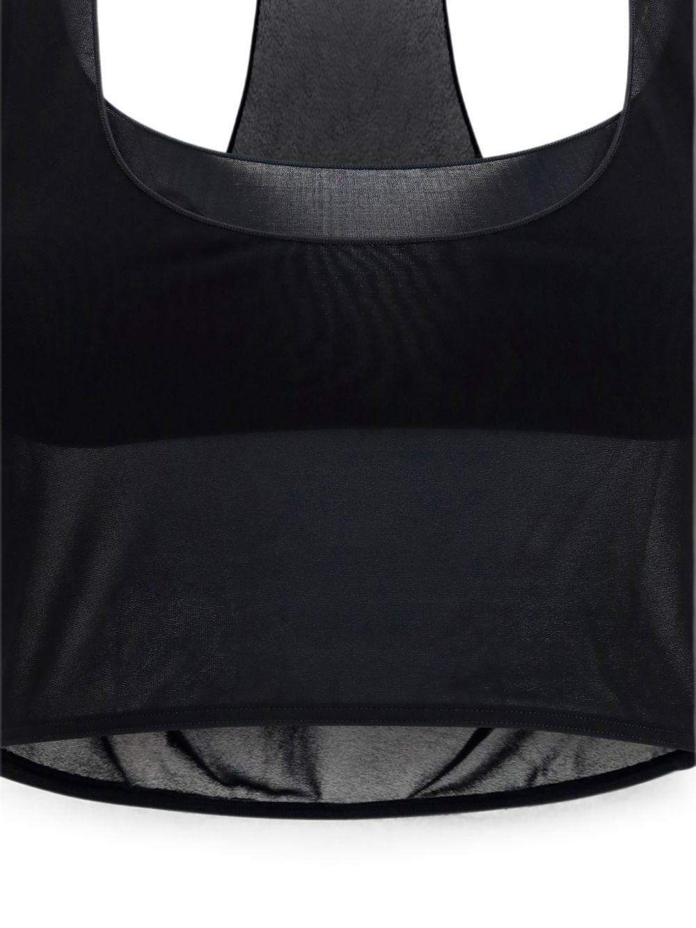 GUCCI Black Sleeveless Blouse Shirt