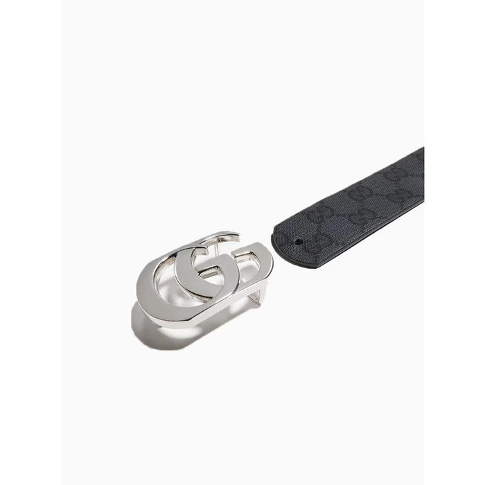 GUCCI GG Marmont Reversible Leather Belt for Men Black