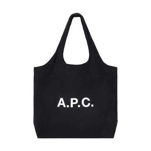 A.P.C. Black Ninon Wool Cashmere Tote Bag