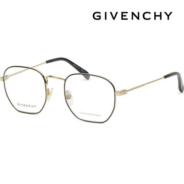 GIVENCHY Black Geometric Unisex Eyeglass Frames GV0115 2M2