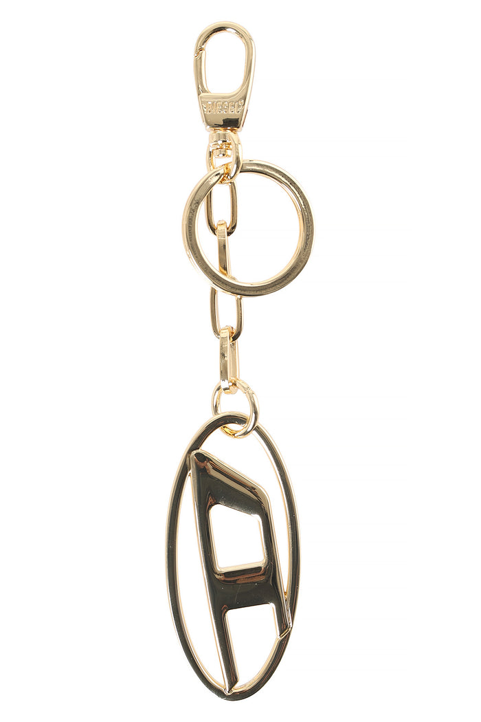DIESEL HOLYC Gold Keyring Unisex Accessory