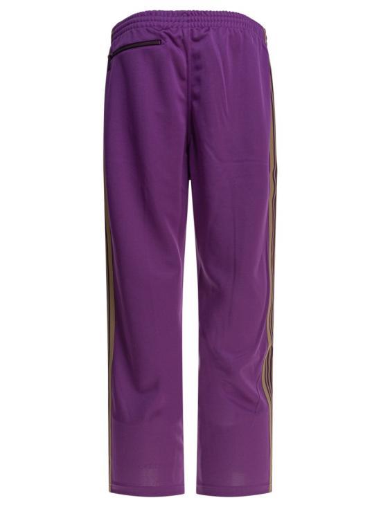 NEEDLES Training Jogger Sweatpants Men’s Black Cotton QV428 PURPLE DOM