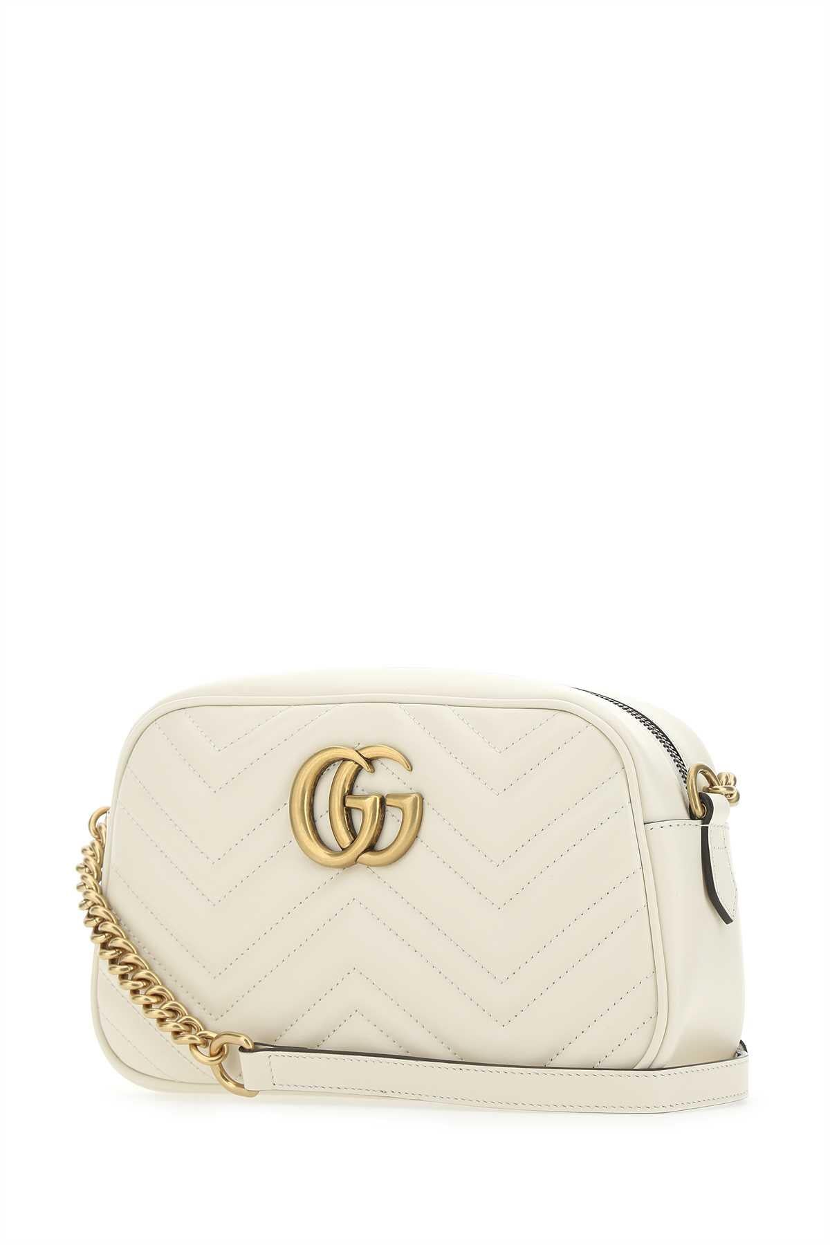 GUCCI Beige GG Supreme Canvas Crossbody Shoulder Bag