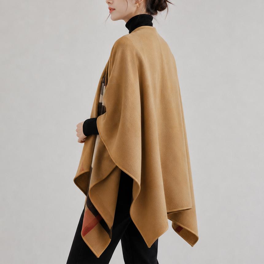 BURBERRY Women's Reversible Poncho Cape 40294061 40294041 40294051