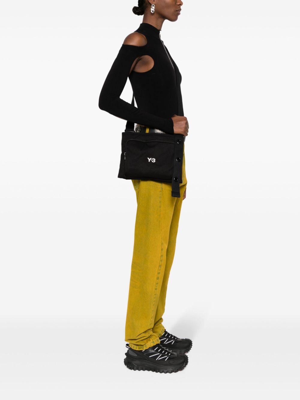 Y-3 Black Sacoche Crossbody Bag